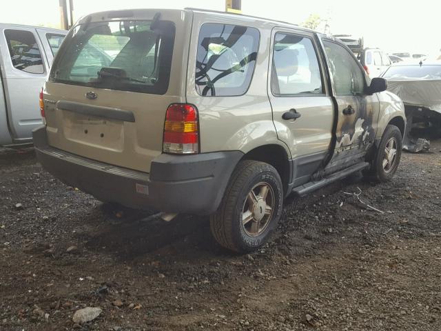 1FMYU02163KC53132 - 2003 FORD ESCAPE XLS TAN photo 4