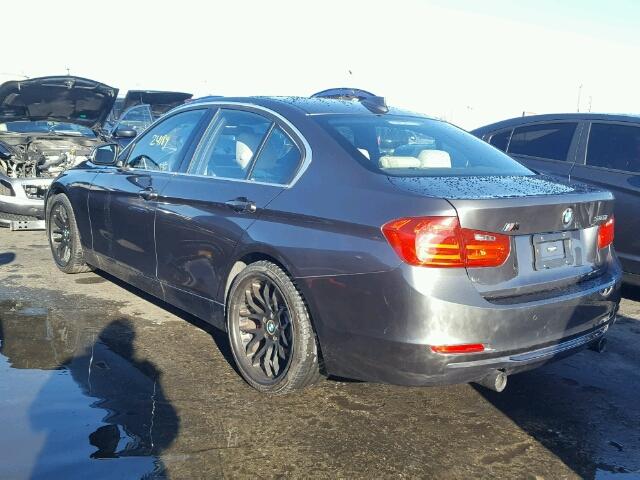 WBA3A9C55FF686657 - 2015 BMW 335 I GRAY photo 3