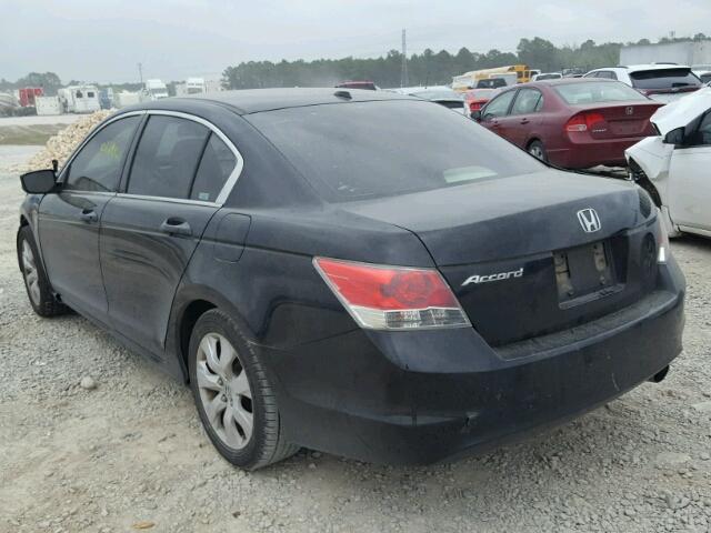 1HGCP26899A068162 - 2009 HONDA ACCORD EXL BLACK photo 3