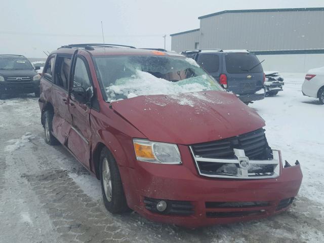 2D4RN5D16AR209679 - 2010 DODGE GRAND CARA RED photo 1