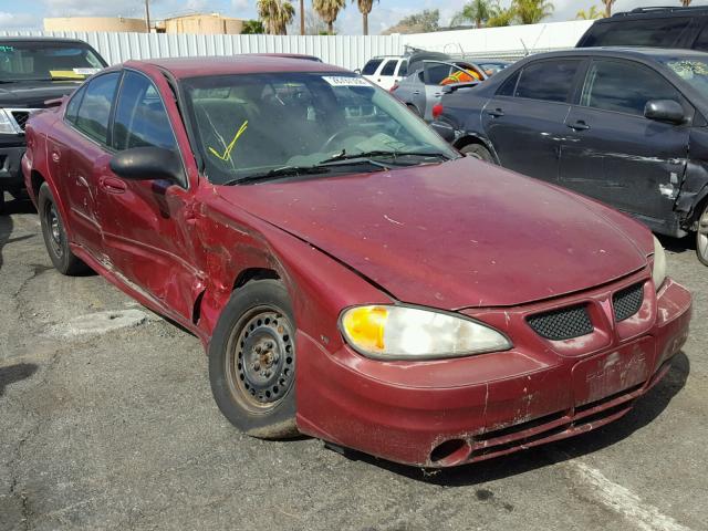 1G2NE52E15M107687 - 2005 PONTIAC GRAND AM S Բորդո լուսանկար 1