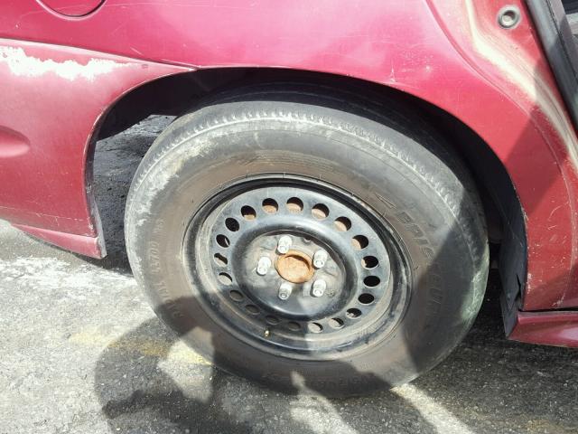 1G2NE52E15M107687 - 2005 PONTIAC GRAND AM S Բորդո լուսանկար 9