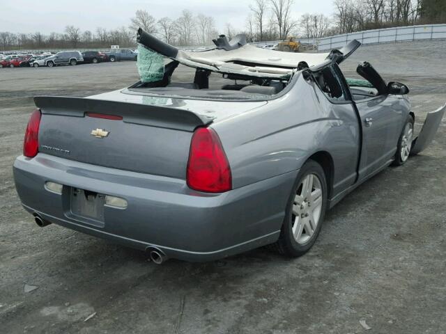 2G1WN151569404230 - 2006 CHEVROLET MONTE CARL ნაცრისფერი ფოტო 4