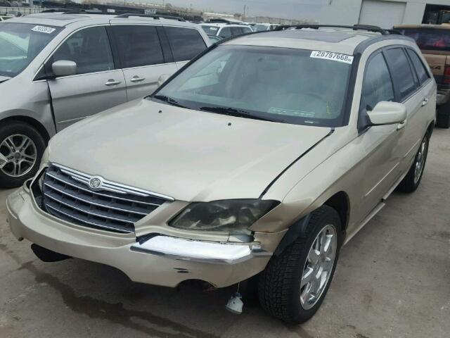 2C8GF78405R245390 - 2005 CHRYSLER PACIFICA L TAN photo 2