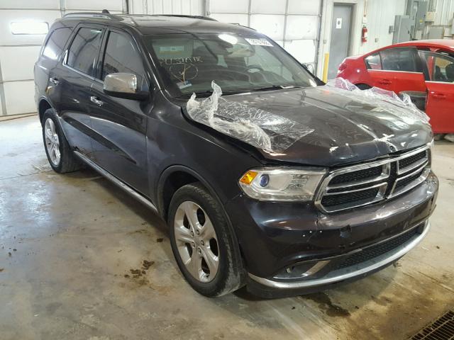 1C4RDHAGXEC537728 - 2014 DODGE DURANGO SX GRAY photo 1