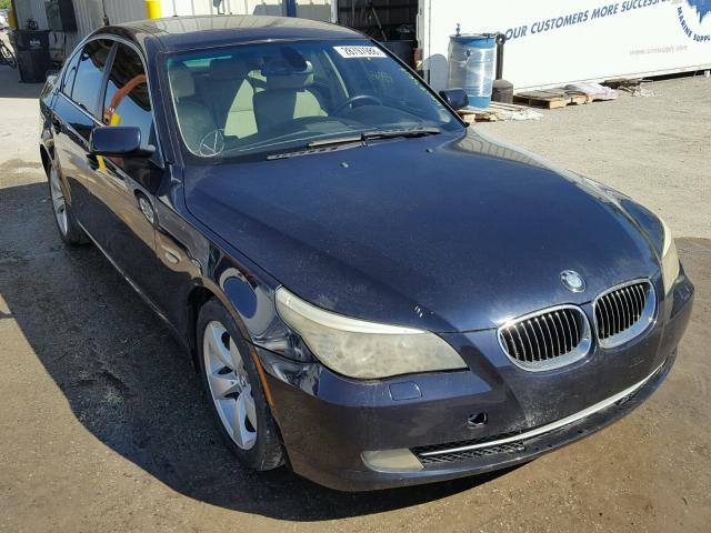 WBANU53568CT11390 - 2008 BMW 528 I BLUE photo 1