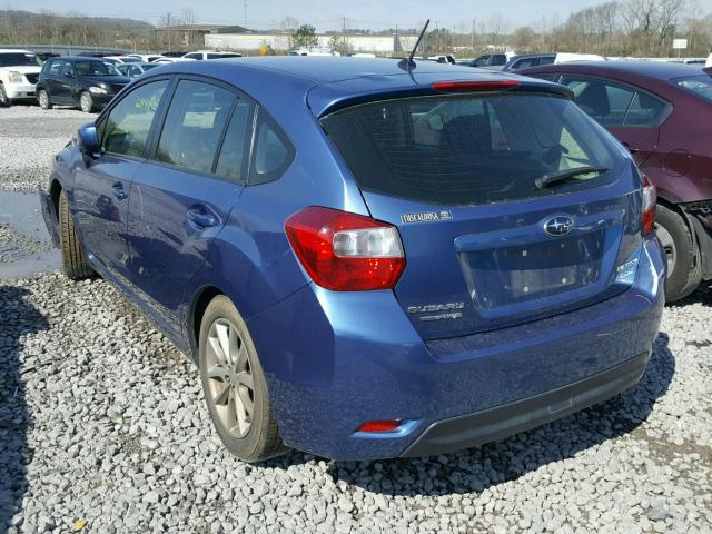 JF1GPAC68E8270415 - 2014 SUBARU IMPREZA PR BLUE photo 3