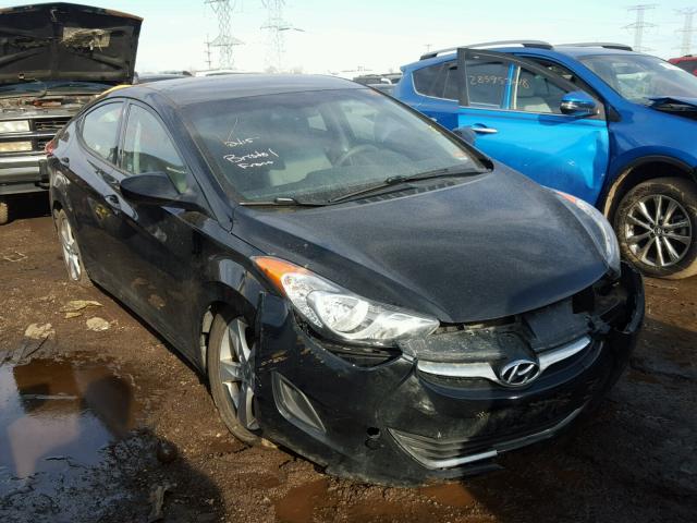 5NPDH4AE6DH370213 - 2013 HYUNDAI ELANTRA GL BLACK photo 1