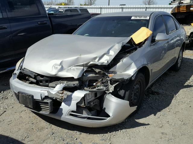 2G1WB58N089129612 - 2008 CHEVROLET IMPALA LS SILVER photo 2