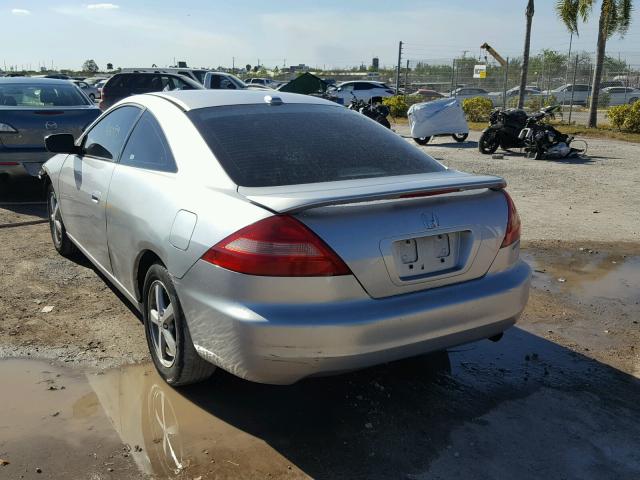 1HGCM72654A020659 - 2004 HONDA ACCORD EX SILVER photo 3