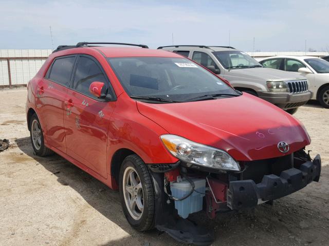 2T1KU40EX9C077154 - 2009 TOYOTA COROLLA MA RED photo 1