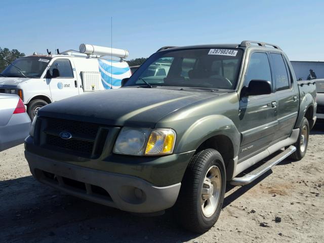 1FMZU67E22UB17683 - 2002 FORD EXPLORER S GREEN photo 2