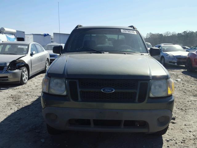 1FMZU67E22UB17683 - 2002 FORD EXPLORER S GREEN photo 9