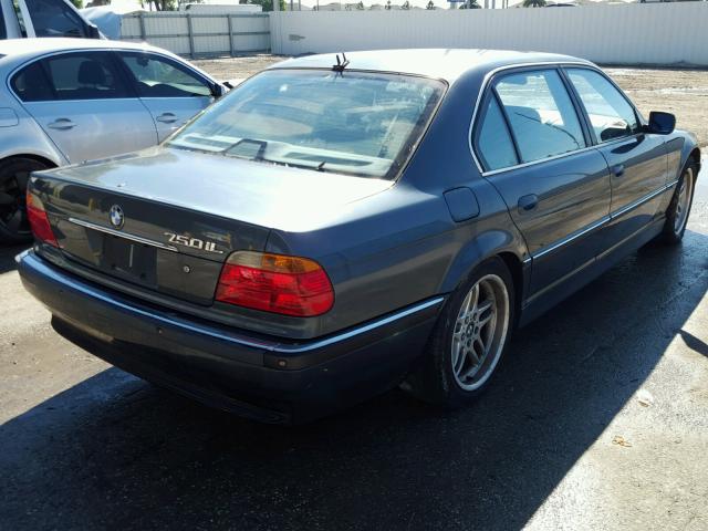 WBAGJ0343YDD73810 - 2000 BMW 750 IL BLUE photo 4