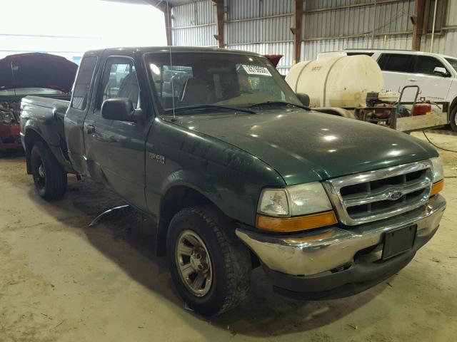 1FTYR14V3YTB24259 - 2000 FORD RANGER SUP GREEN photo 1