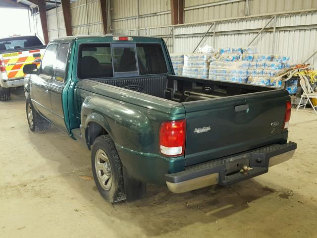 1FTYR14V3YTB24259 - 2000 FORD RANGER SUP GREEN photo 3