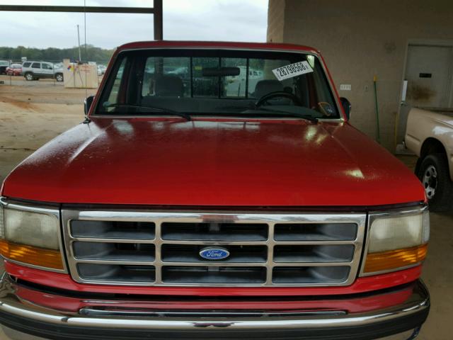 2FTEF14N6RCA54585 - 1994 FORD F150 RED photo 7