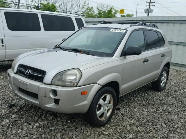 KM8JM12B36U404081 - 2006 HYUNDAI TUCSON GL SILVER photo 2