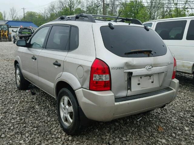 KM8JM12B36U404081 - 2006 HYUNDAI TUCSON GL SILVER photo 3