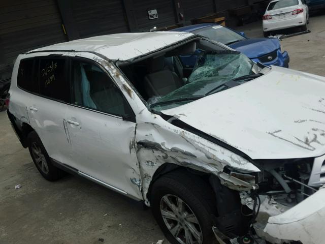 5TDBK3EH6DS177805 - 2013 TOYOTA HIGHLANDER WHITE photo 10