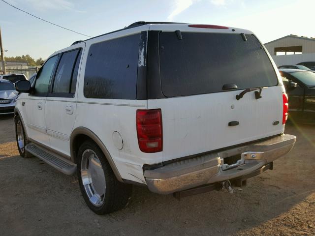 1FMRU17L2YLB48531 - 2000 FORD EXPEDITION WHITE photo 3