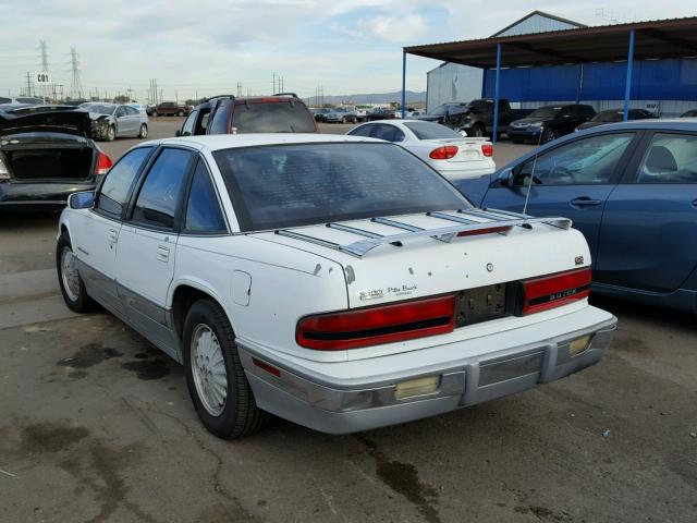 2G4WF55L9R1453250 - 1994 BUICK REGAL GRAN WHITE photo 3