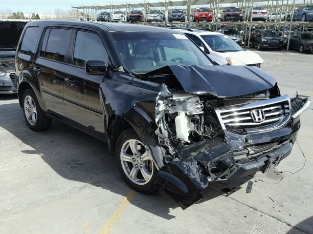 5FNYF4H64CB001689 - 2012 HONDA PILOT EXL BLACK photo 1