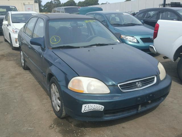 JHMEJ6676WS005077 - 1998 HONDA CIVIC LX GREEN photo 1