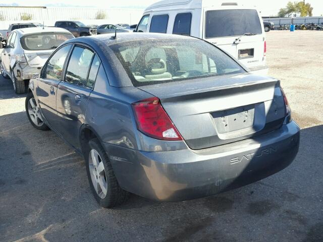 1G8AL58F06Z173677 - 2006 SATURN ION LEVEL CHARCOAL photo 3