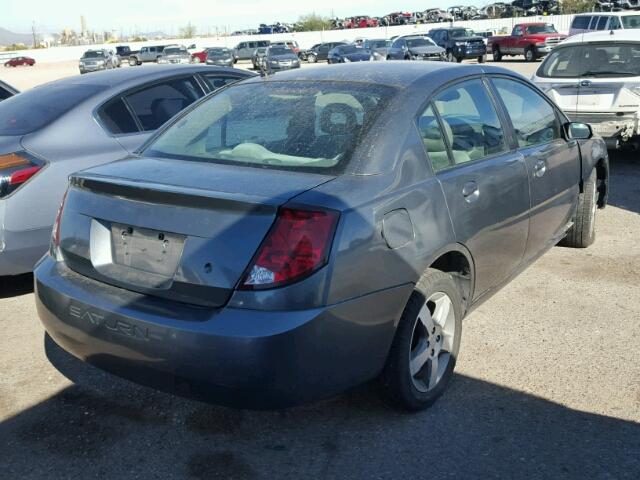 1G8AL58F06Z173677 - 2006 SATURN ION LEVEL CHARCOAL photo 4