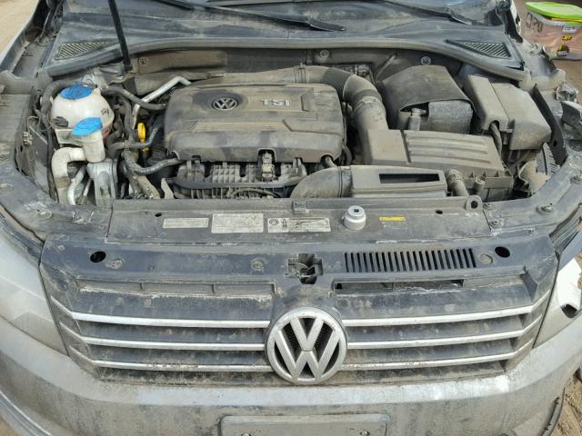 1VWAT7A31FC073556 - 2015 VOLKSWAGEN PASSAT S GRAY photo 7