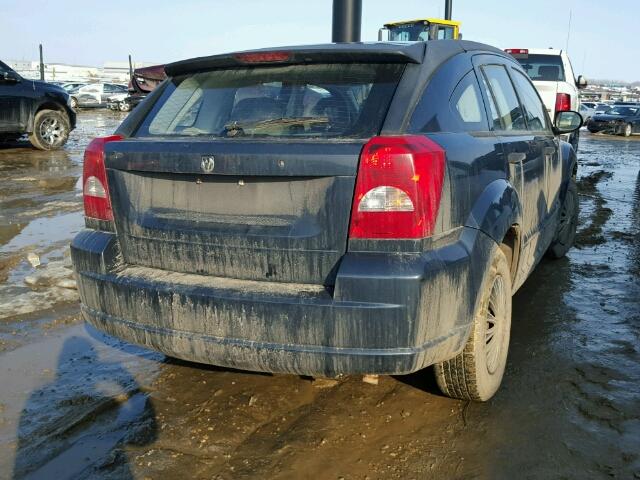 1B3HB28C37D549204 - 2007 DODGE CALIBER BLUE photo 4