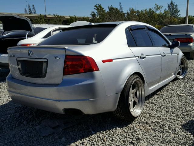 19UUA66275A054635 - 2005 ACURA TL SILVER photo 4