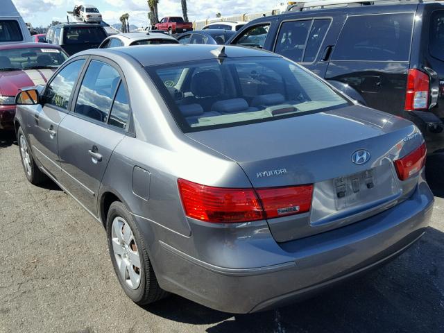 5NPET46C89H552089 - 2009 HYUNDAI SONATA GLS CHARCOAL photo 3