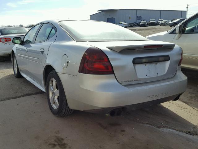 2G2WS522651129120 - 2005 PONTIAC GRAND PRIX SILVER photo 3
