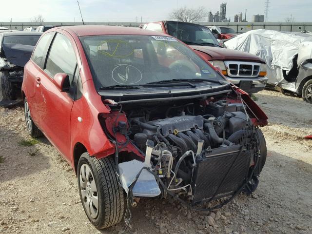 JTDJT923675110295 - 2007 TOYOTA YARIS RED photo 1