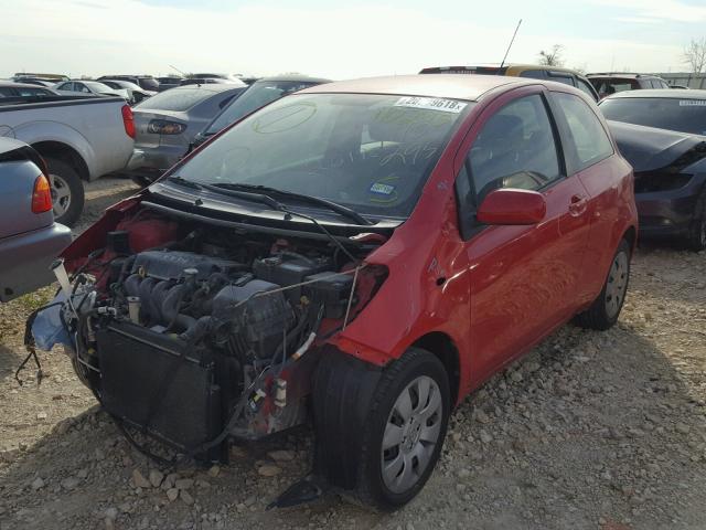 JTDJT923675110295 - 2007 TOYOTA YARIS RED photo 2