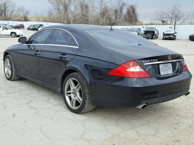 WDDDJ75X66A073749 - 2006 MERCEDES-BENZ CLS 500C BLACK photo 3