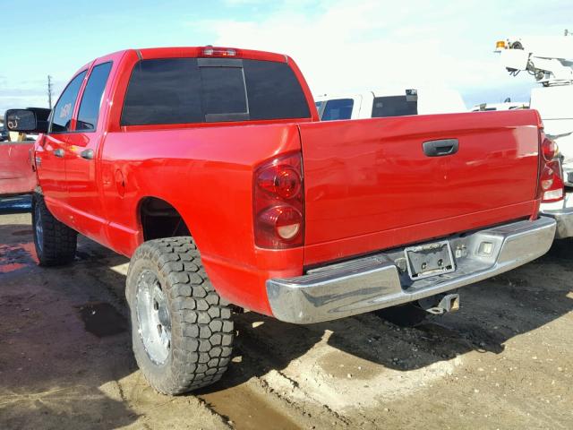 1D7KS28CX7J517782 - 2007 DODGE RAM 2500 S RED photo 3