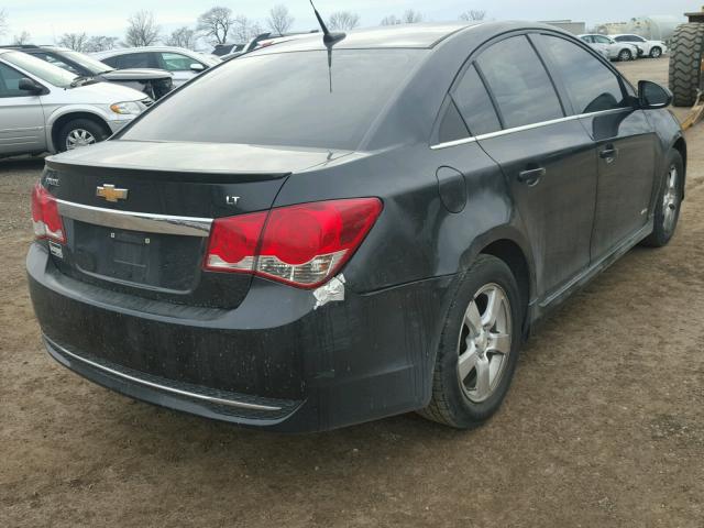 1G1PF5S92B7287138 - 2011 CHEVROLET CRUZE LT BLACK photo 4