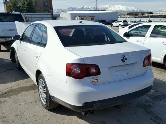 3VWJZ7AJ3AM088452 - 2010 VOLKSWAGEN JETTA S WHITE photo 3