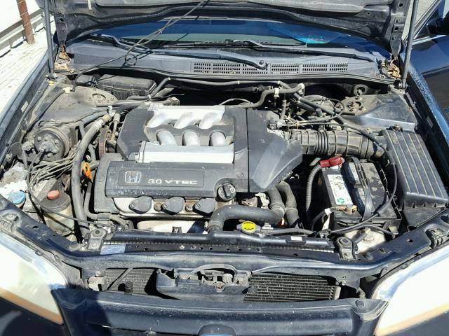 1HGCG16581A063815 - 2001 HONDA ACCORD EX BLACK photo 7