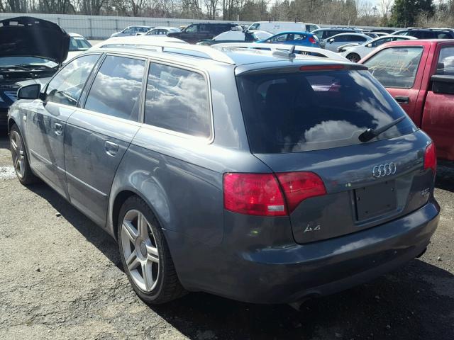 WAUKF68E05A489735 - 2005 AUDI A4 2.0T AV GRAY photo 3