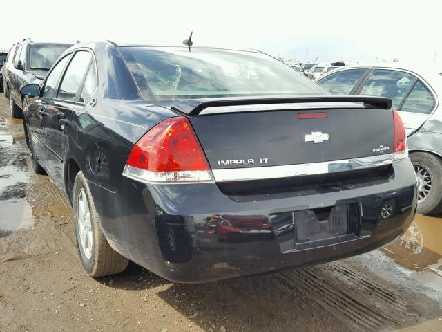 2G1WT58K369129619 - 2006 CHEVROLET IMPALA LT BLACK photo 3