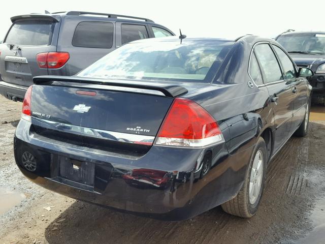 2G1WT58K369129619 - 2006 CHEVROLET IMPALA LT BLACK photo 4