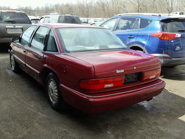 2G4WB52L1S1465317 - 1995 BUICK REGAL CUST MAROON photo 3