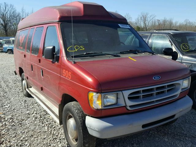 1FBSS31LXWHA64560 - 1998 FORD ECONOLINE BURGUNDY photo 1