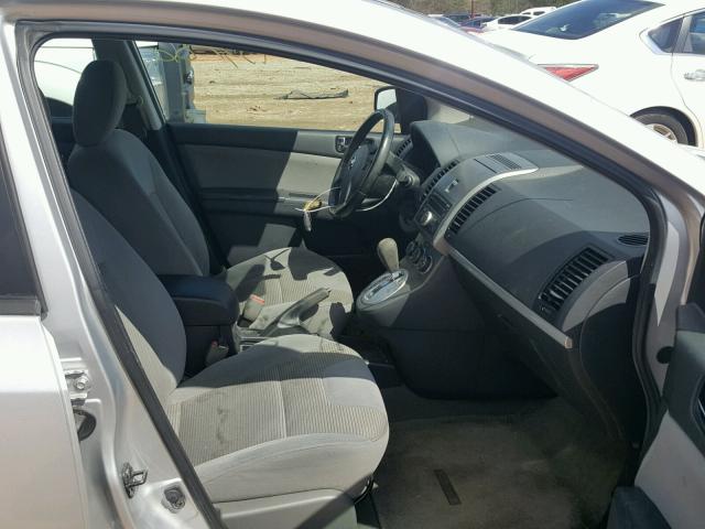 3N1AB6AP9AL673910 - 2010 NISSAN SENTRA 2.0 SILVER photo 5