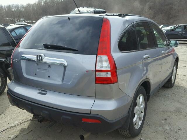 JHLRE48748C058448 - 2008 HONDA CR-V EXL SILVER photo 4