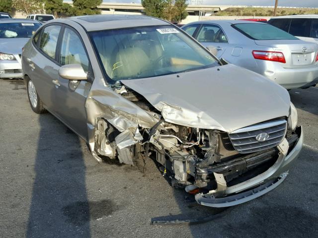 KMHDU46D47U165264 - 2007 HYUNDAI ELANTRA GL GOLD photo 1